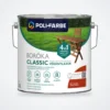 Poli-Farbe Boróka Classic vízzel hígítható vékonylazúr mahagóni 2,5 L – HelloMester Kecskemét