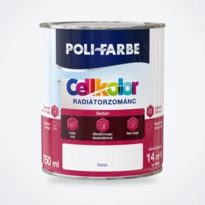 Poli-Farbe Cellkolor radiátorzománc fehér 0,75 L – HelloMester Kecskemét