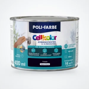 Poli-Farbe Cellkolor selyemfényű zománcfesték fekete 0,4 L – HelloMester Kecskemét
