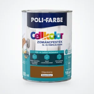 Poli-Farbe Cellkolor selyemfényű zománcfesték világosbarna 0,8 L – HelloMester Kecskemét