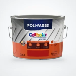 Poli-Farbe Cellkolor univerzális alapozó 2,5 l oxid-vörös – HelloMester Kecskemét