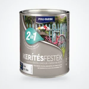 Poli-farbe kerítésfesték fémre fára 2,5 liter – HelloMester Kecskemét