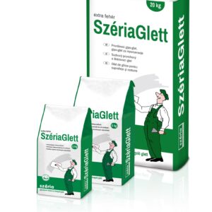 Széria Glett extra fehér beltéri glettelőgipsz 5 kg